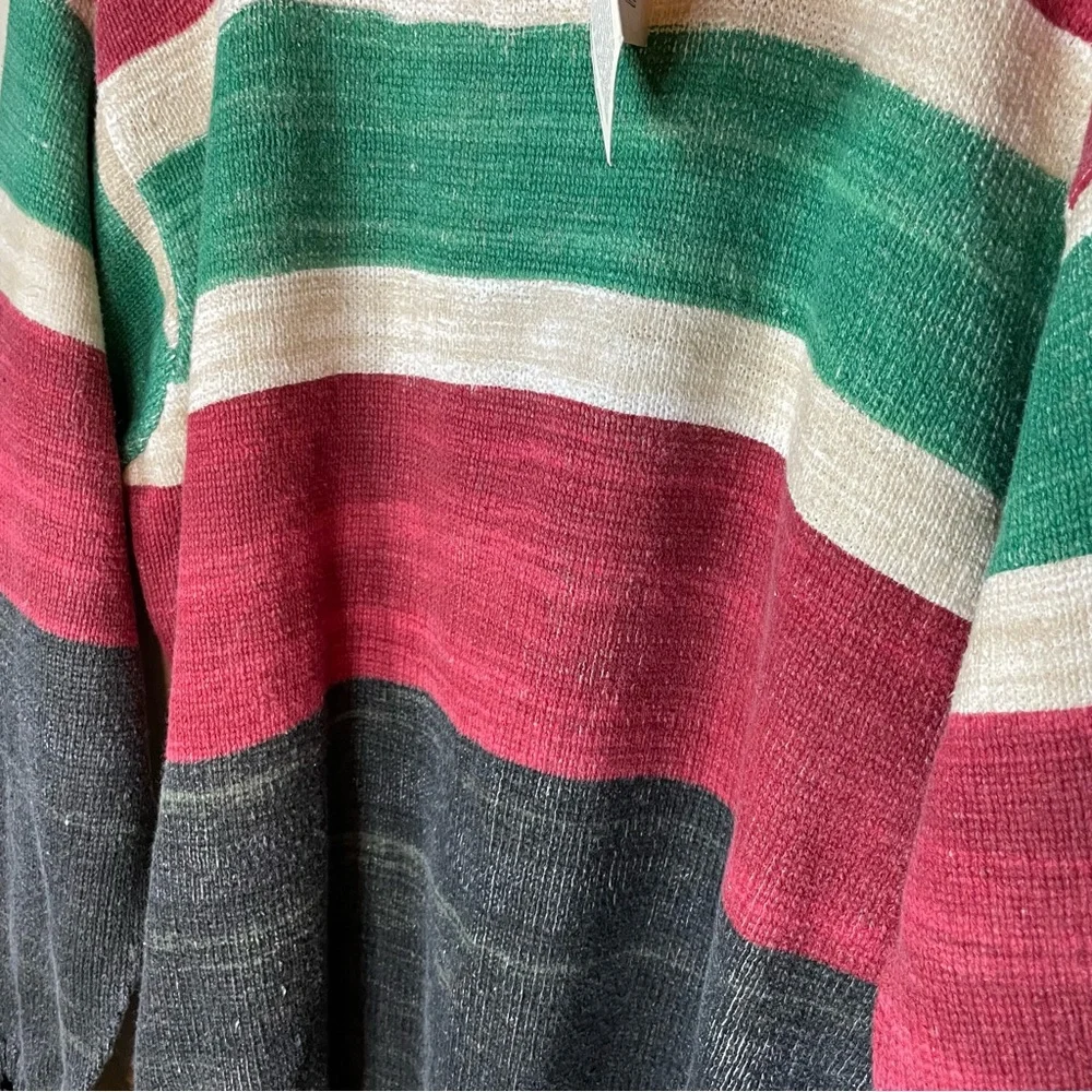 Polo Ralph Lauren Vintage Striped Long Sleeve Sweater NWT Unisex Size Large - Picture 3 of 7